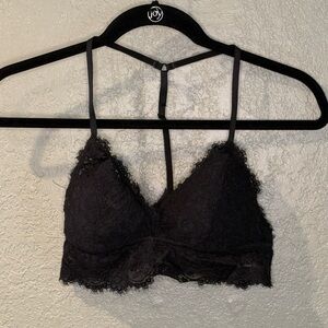Aerie - Lace Bralette - Black - Small